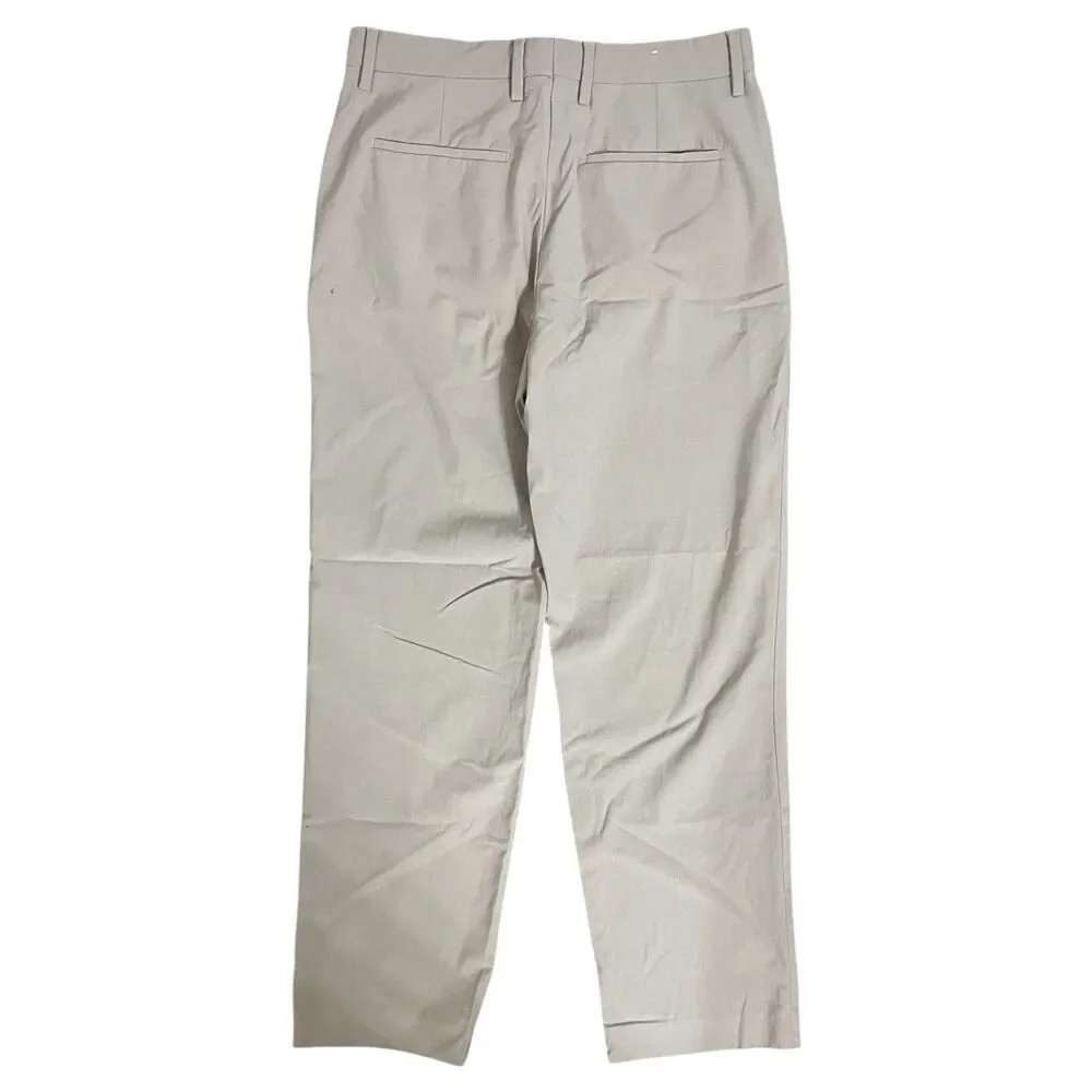 ZARA Beige Pants Women Size 31 EU 40 Straight Casual Trousers